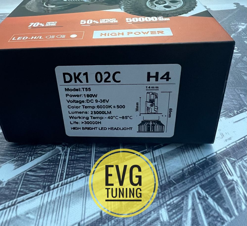 Becuri LED H4 180W 23000LM 6000K CANBUS