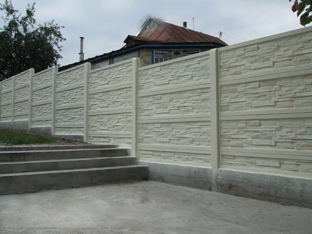 Gard din placi beton pline, simple, industriale .Transport toata tara%