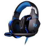 Casti PRO Gaming LED luminoase profesionale + Microfon PC PlayStation