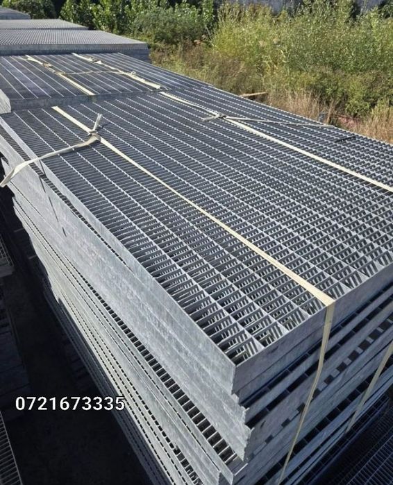 Grilaje zincate gretare trepte platforme