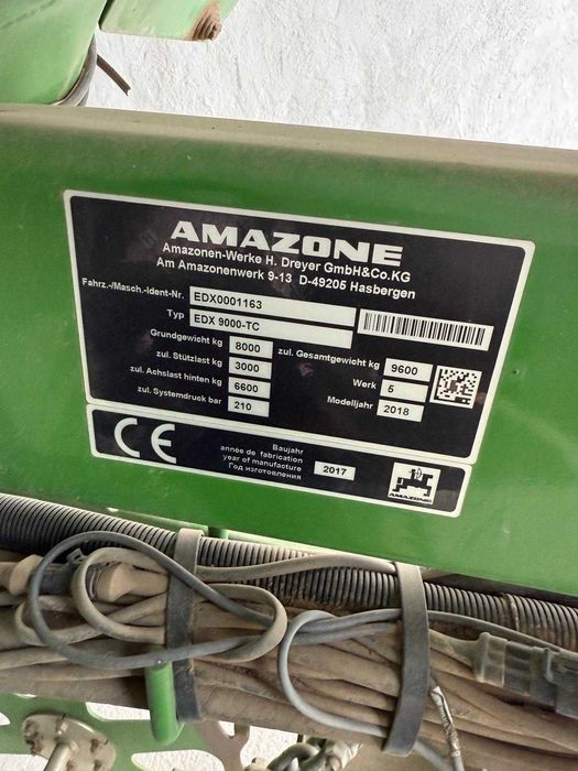 Semanatoare prasitoare de precizie  AMAZONE EDX 9000-TC