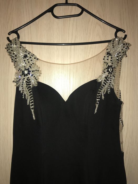 Бална официална рокля с камъни