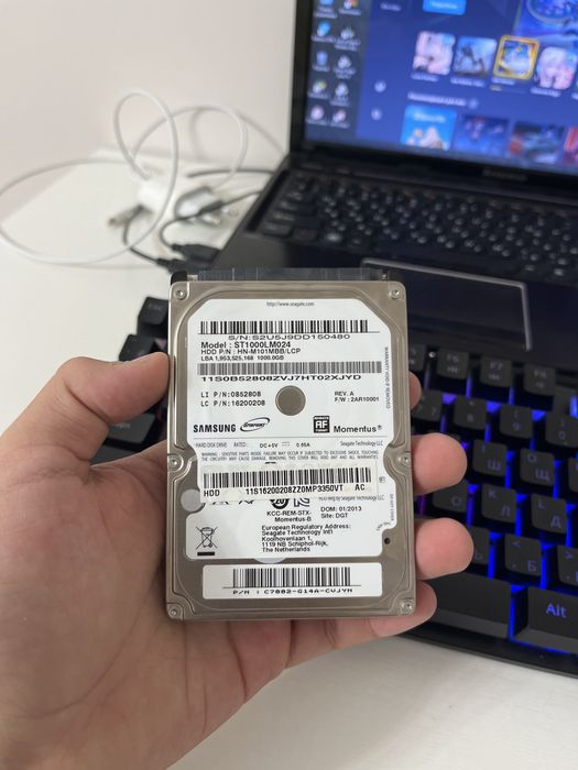 HDD жосткий диск сатлады!