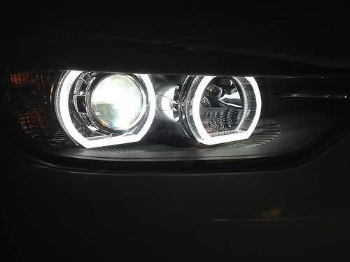 Kit Lupe Bixenon+kit Led 60W+DTM BMW X3-F25 cu bec halogen+montaj