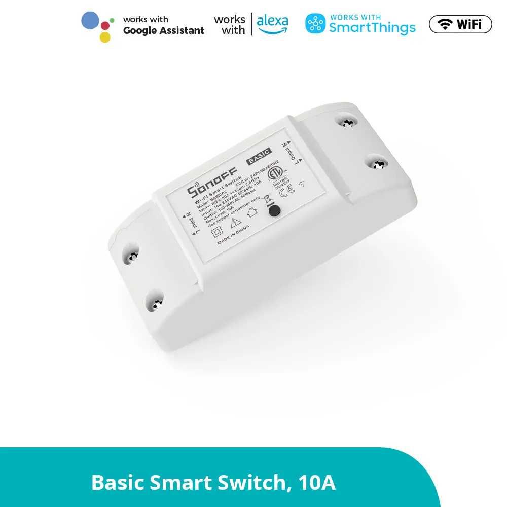 SONOFF – BASIC R2 WiFi интернет ключ/прекъсвач – 10а/2200w