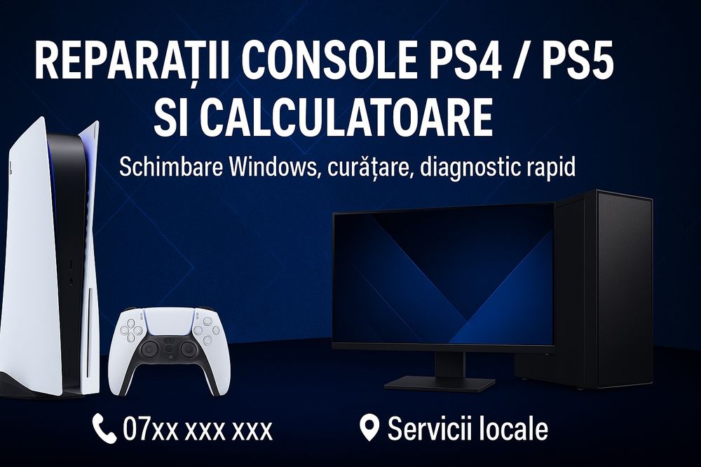 Mentenanță PS5/PS4/PC