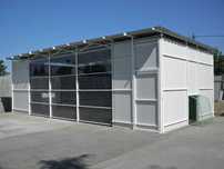 Casa, garaje auto, containere pe structura metalica si panou sandwich