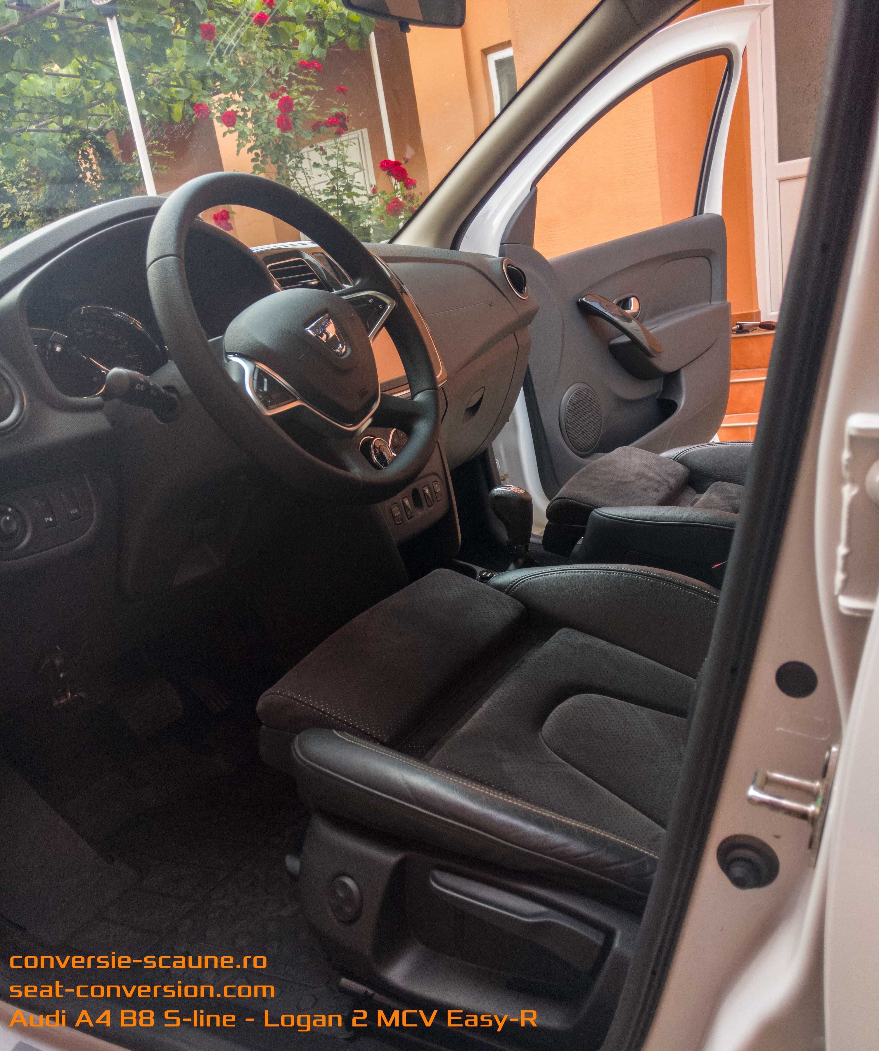 Sistem adaptare scaune de Audi A4 B8 A5 pe Logan Duster Sandero