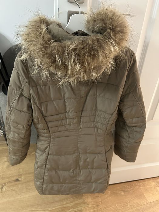 Geaca gluga cu blana naturala