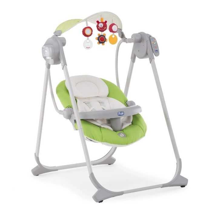 Электрокачели Chicco Polly Swing Up Green