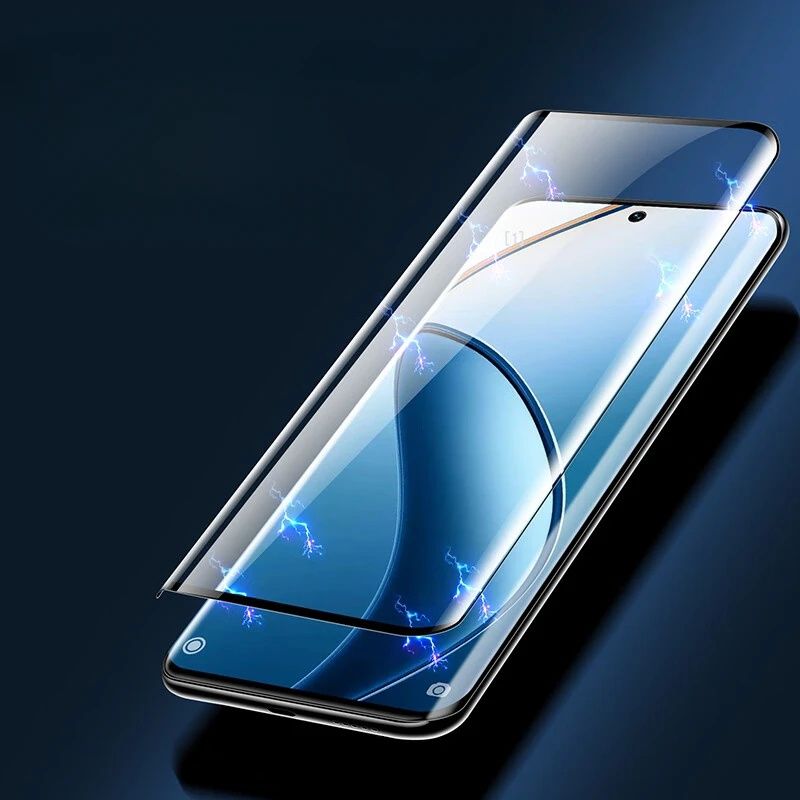 Realme 14 Pro+ 12 Pro Plus GT7 Pro / 3D ЦЯЛО ЛЕПИЛО Стъклен протектор