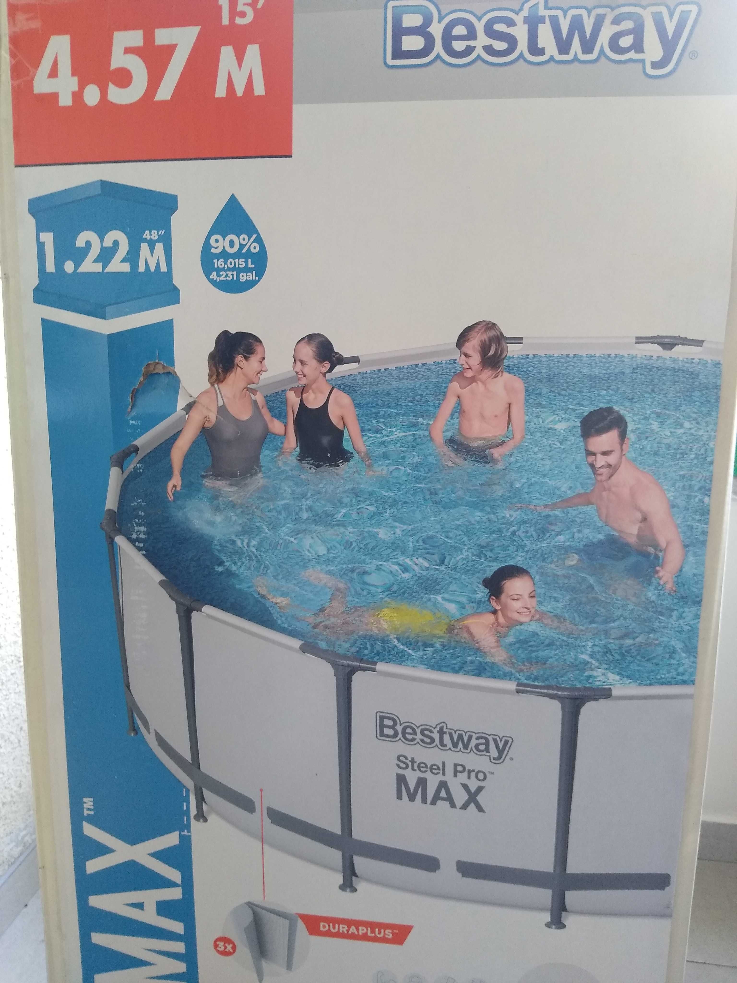 Vand piscina noua Bestway Steel Pro MAX, supraterana