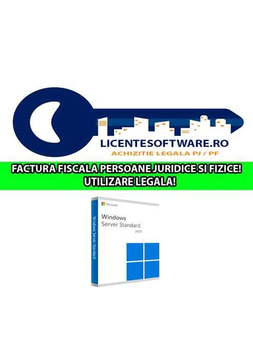 Licenta Windows Server Standard 2025 / 2022 / 2019 - FACTURA PJ/PF!