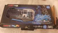 Tastatura gaming iluminata +gratis tastatura trust wireless