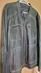 Geaca piele naturala Black Rivet