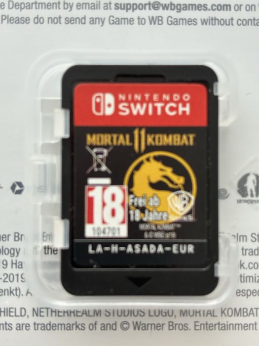 Nintendo Switch Mortal Kombat 11