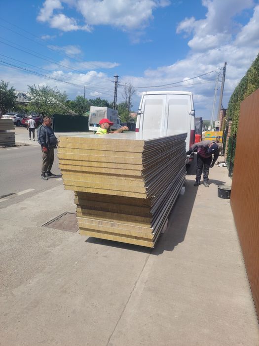 Vand panouri sandwich toate dimensiunile și strusturi metalice fara av