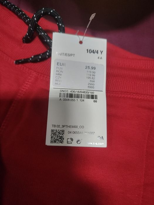 Lot pantaloni C&A noi cu eticheta mărimea 104