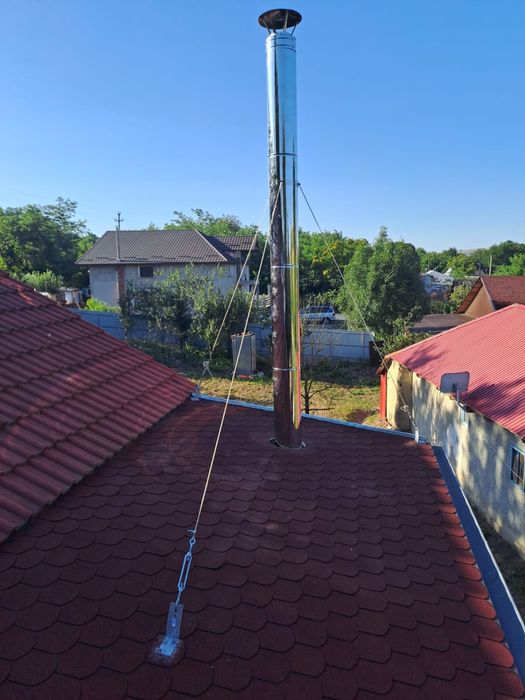 Hornuri de inox Coș de fum Burlane din inox termo izolate!