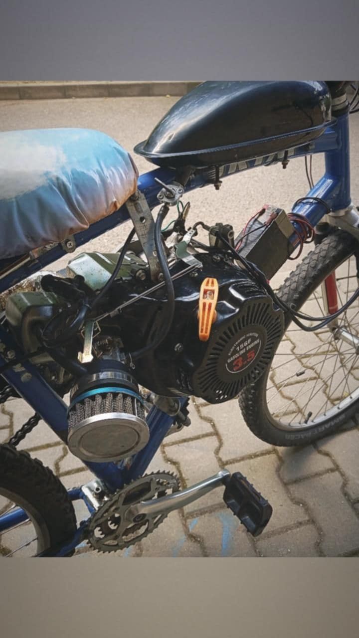 Веломотор 100cc 4t