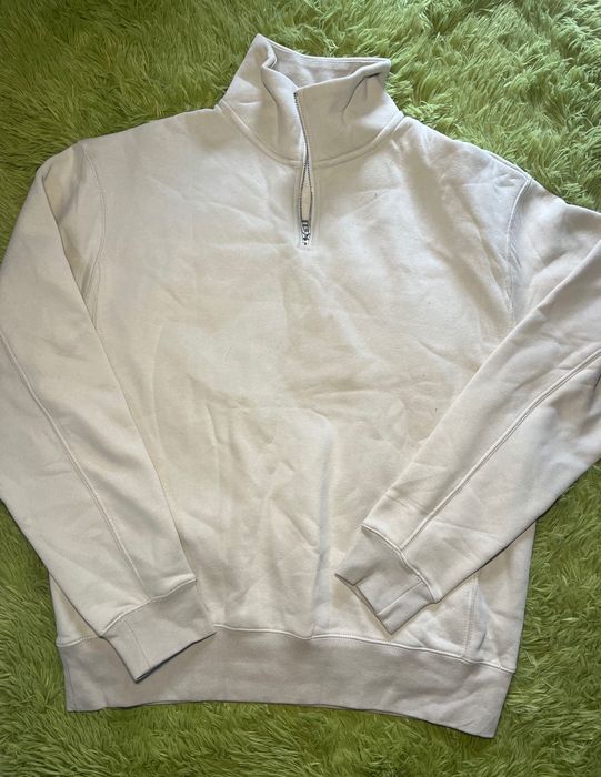 НОВ! Пуловер ZARA 1/4 с цип
