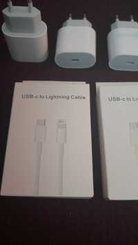 Cablu incarcare iPhone X,11,12,13,14 type c to lightning noi la cutie
