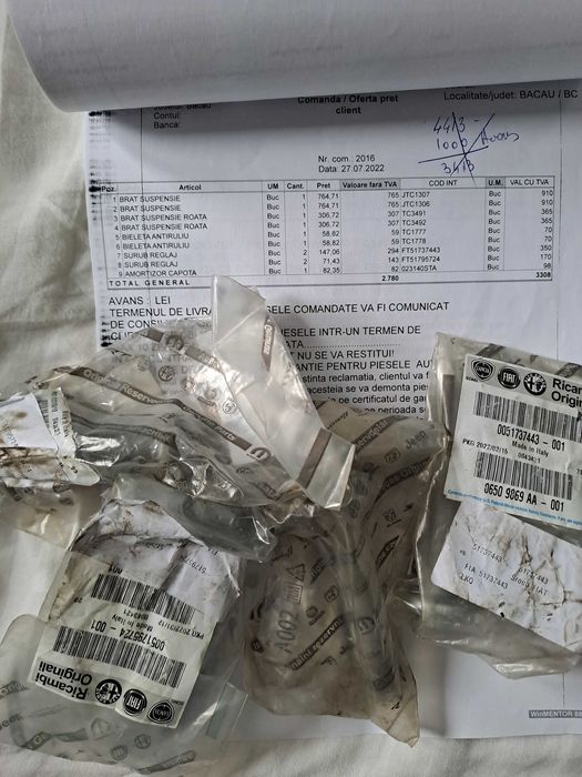 Dezmembrez Alfa Romeo 159 2.0 jtdm / suruburi de reglaj geometrie noi