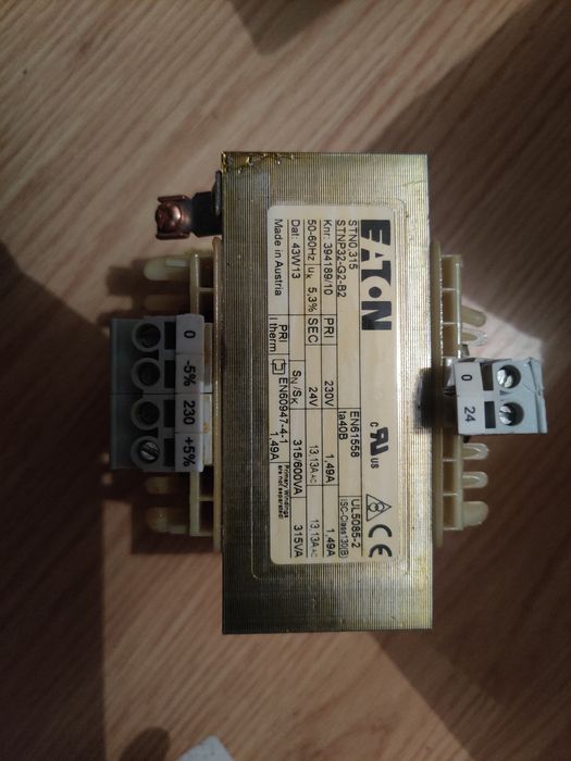 Transformator pivnita 230V la 24V la 315W