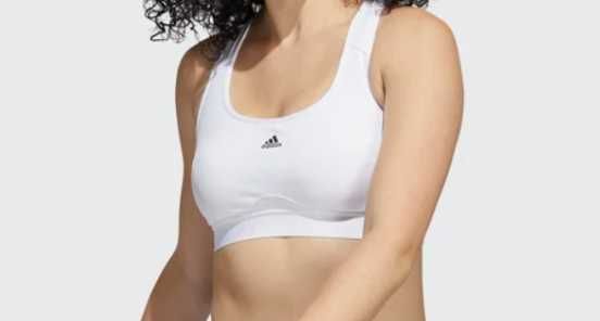 Спортен сутиен Powerreact Training Medium-Support Bra HC7849 Бял