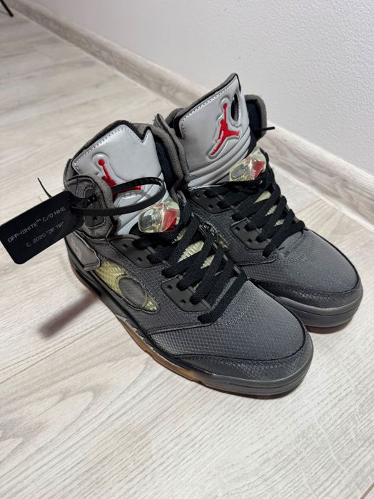 Pantofi sport/adidaşi AIR JORDAN 5 RETRO SP OFF WHITE