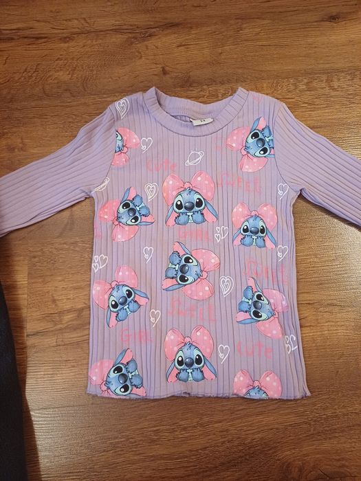 Детски комплекти момиче 98 104 110 Стич Лабубу