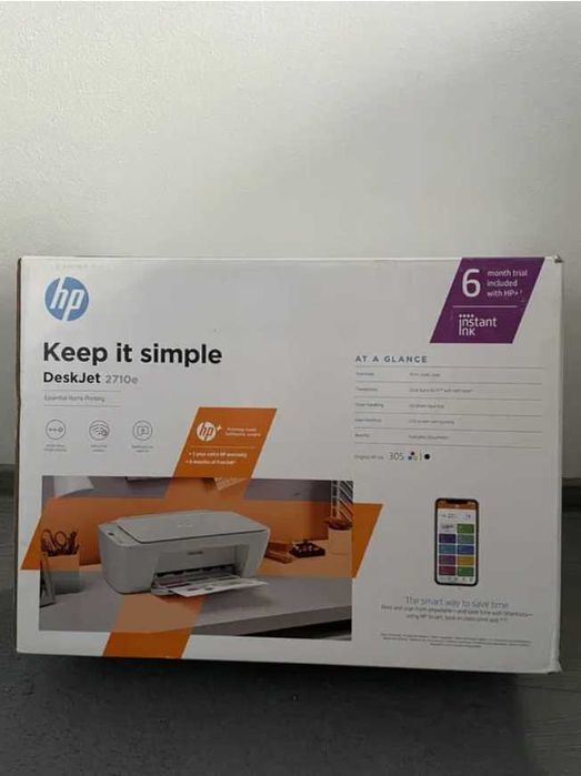 Imprimanta multifunctional inkjet color HP DeskJet 2710e All-in-One A4