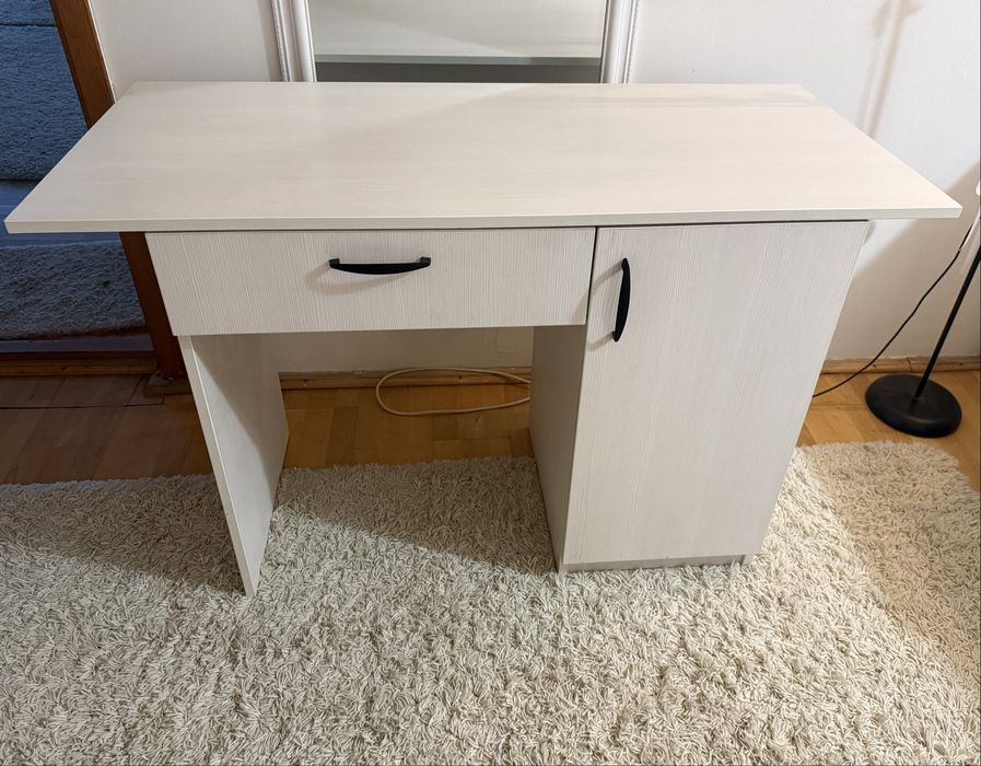 Birou multifunctional facut la comanda din pal gros stejar nordic