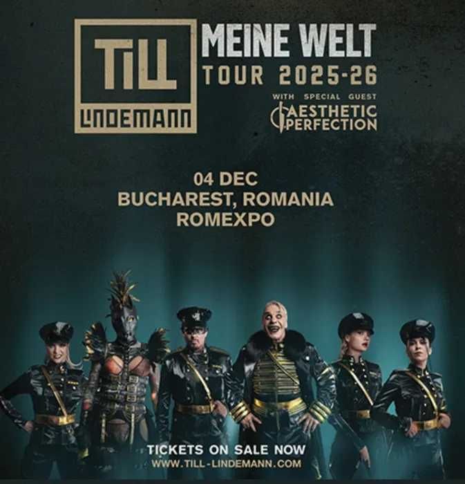 Vând 2 bilete la Till Lindemann, ROMEXPO, pe 4 decembrie VIP 1st Floor