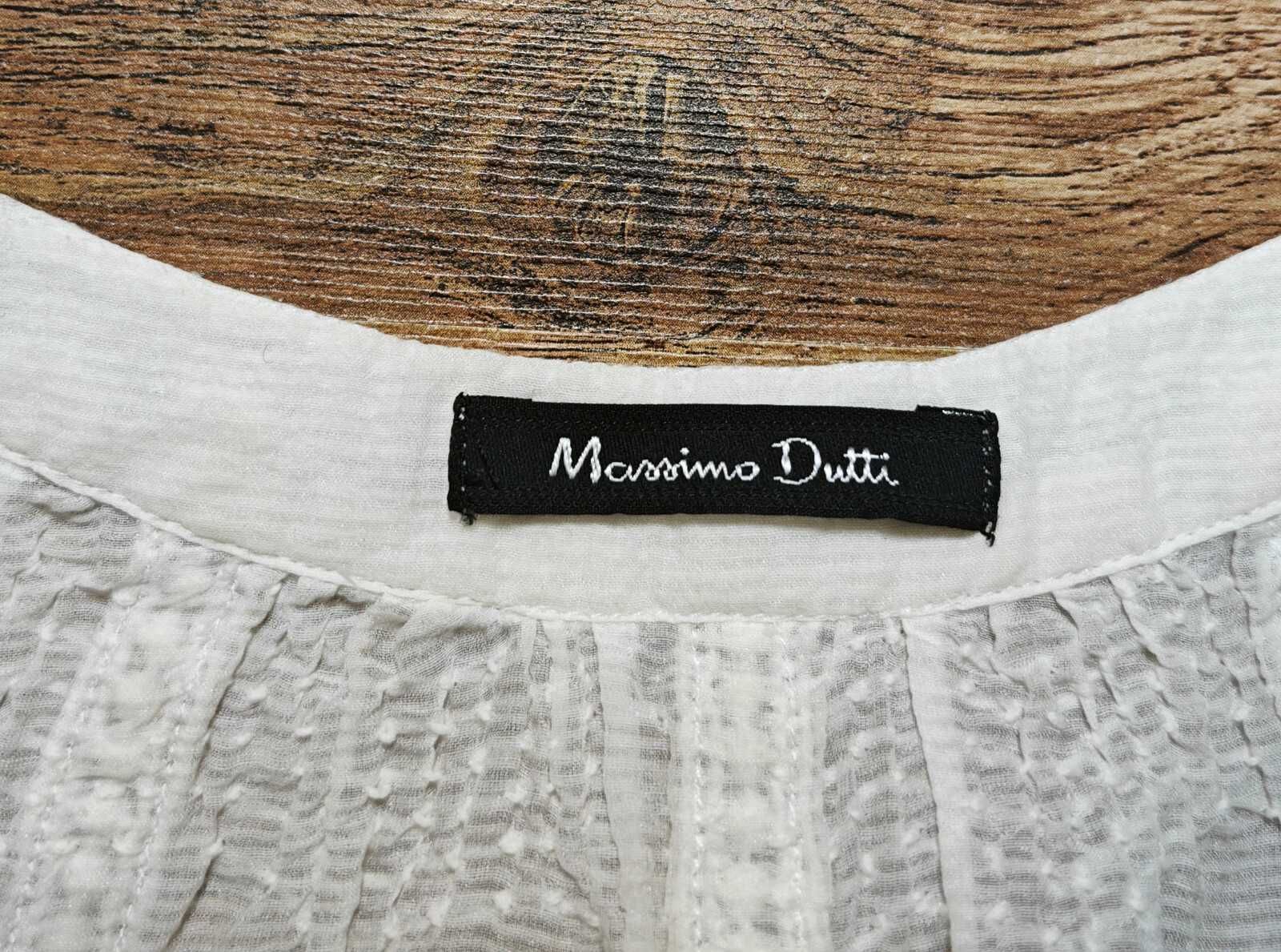 Massimo Dutti Оригинална дамска рокля с коприна размер М