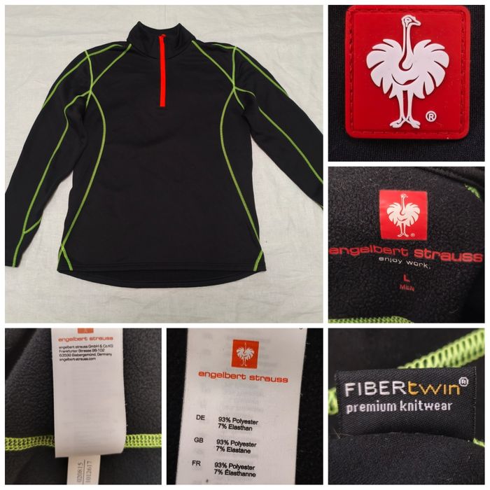 Bluza polar Engelbert Strauss mărimea L bărbat muncă lucru șantier