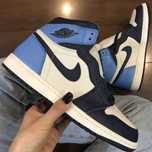 Air Jordan 1 High Obsidian (Verificare Pachet)