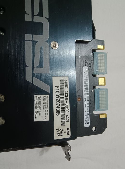 Placa video Asus Strix nVidia GTX 970 4Gb GDDR5