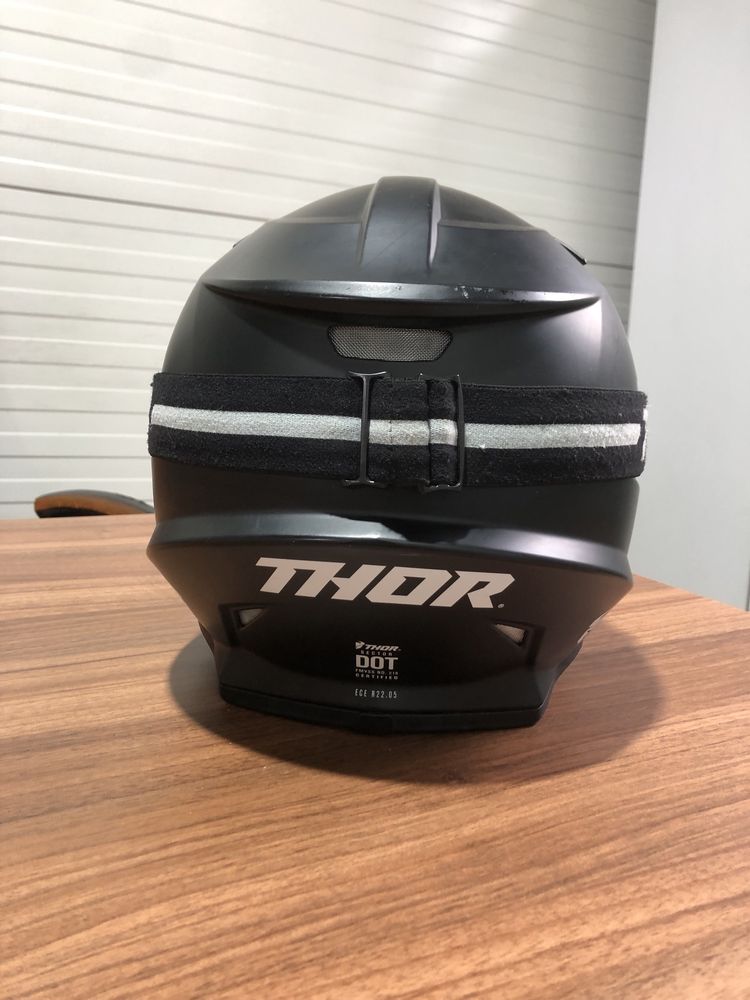 Casca enduro thor + ochelari thor