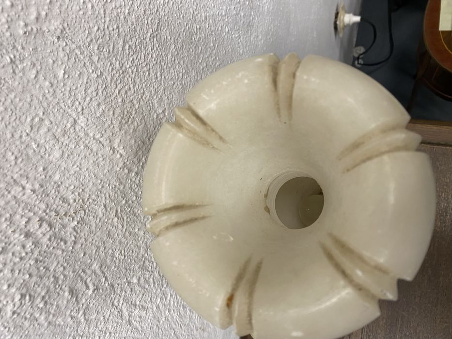 Италианска алабастрова лампа 1950 1960 неокласически стил