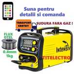 Aparat sudura MIG 130di fara gaz argon CO2 + sarma flux fier otel 1kg