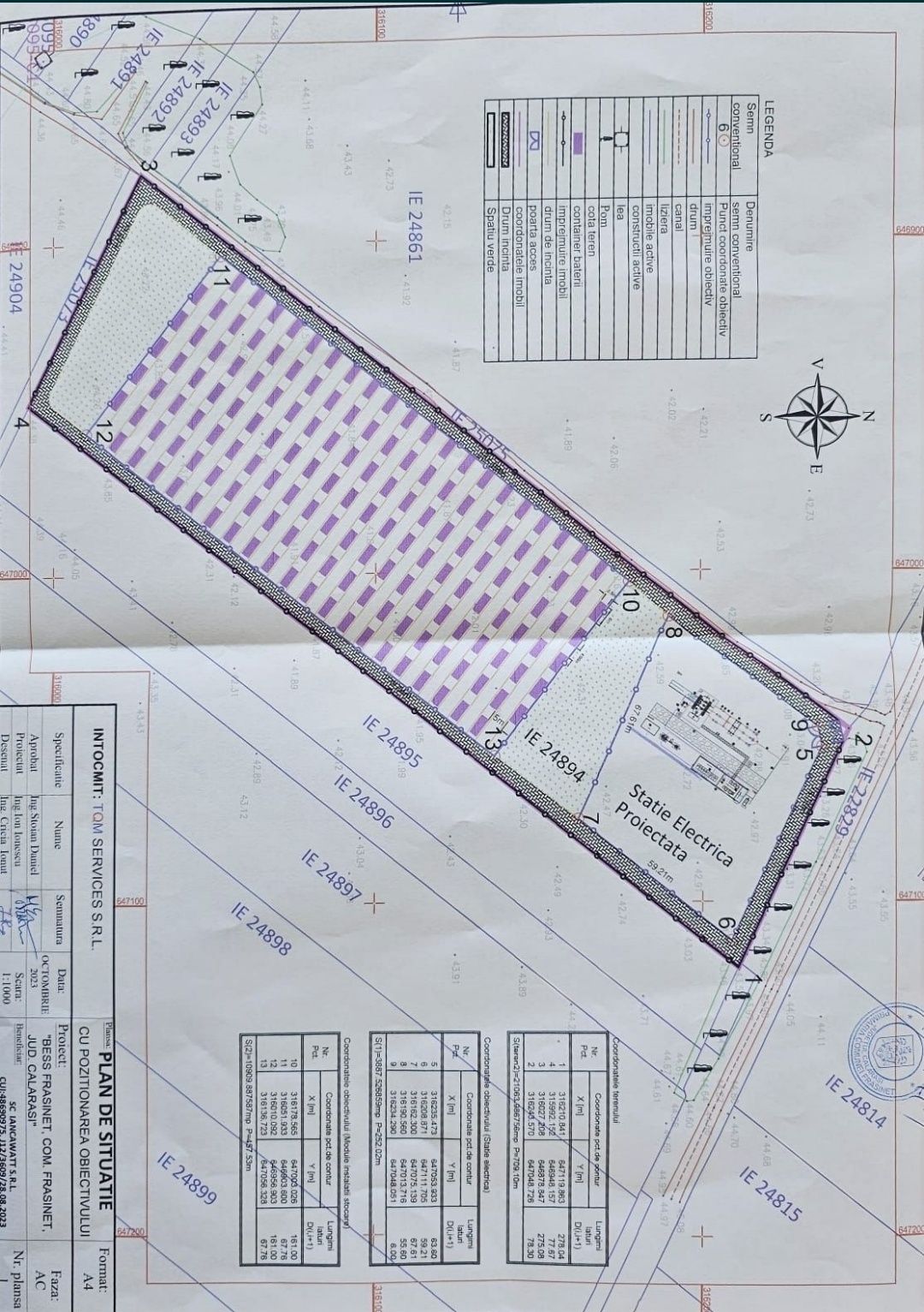 Proiecte  de "Stocare pe Baterii "(551MW) preț 55.000E/MW.
