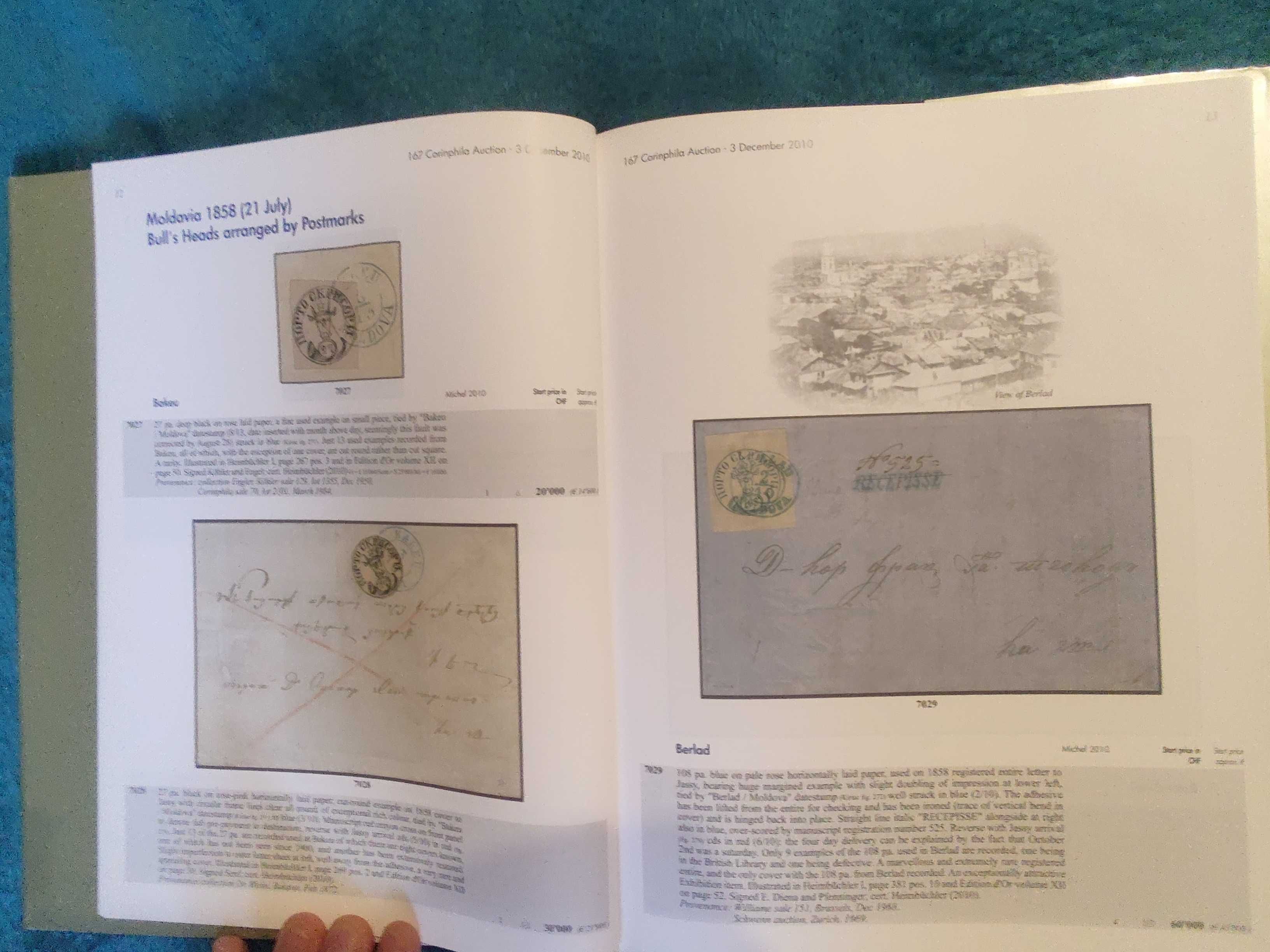 167 Corinphila stamp auction 2010 Classic Romania Moldova