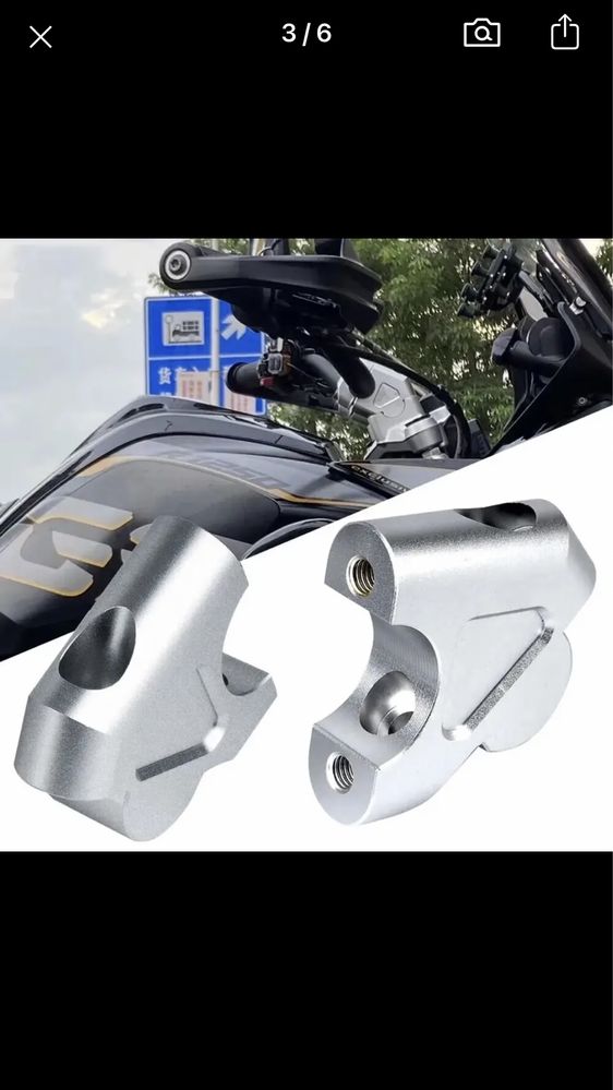 Повдигачи за кормило 32mm. BMW R1200 - 1250GS