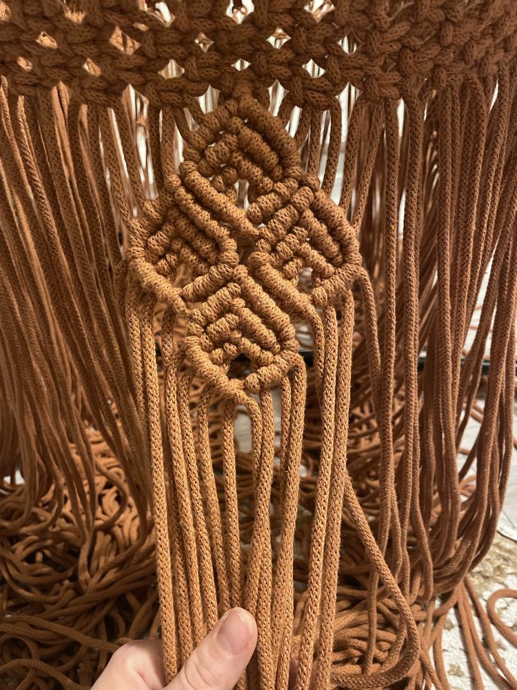 Leagăn bebeluș macramé, handmade, stil boho chic