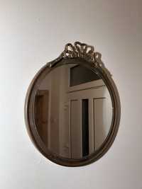 Oglinda veche ,ornament bronz