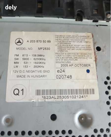 CD за Mercedes Benz