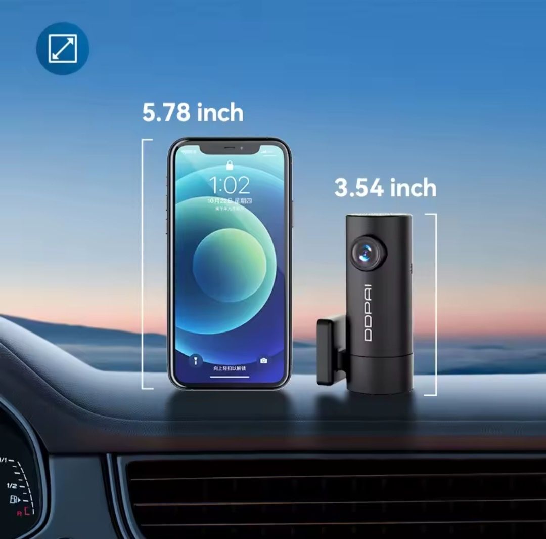 Видеорегистратор DDPAI Mini pro Камера за кола Dash cam