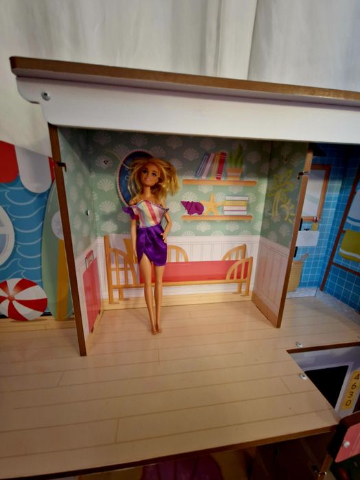 Casuta papusi lemn kid kraft