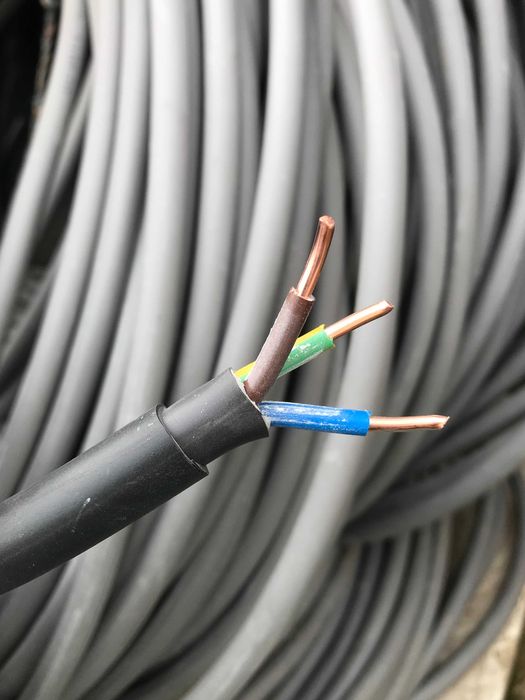 Cablu electric cupru masiv ignifug CYY-F 5x4 mm  5x2,5  mm  3x6 mm 5x6